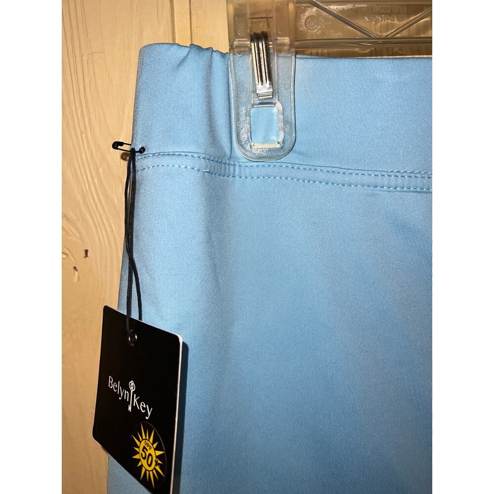 Belyn Key Baby Blue TIERED SKORT X-Large Sun Protection UPF 50 Tennis Golf NEW - Picture 11 of 13